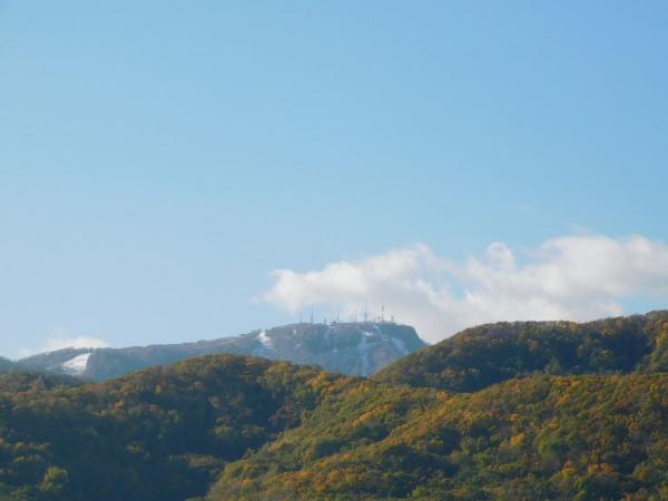 コロナード稲穂公園　A棟の南側４階から手稲山方面を望む