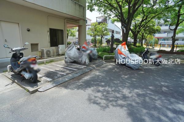 ユニハイム千船１号棟　駐輪場